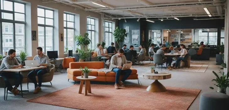 Wykładziny dywanowe do przestrzeni coworkingowych — komfort i wygoda